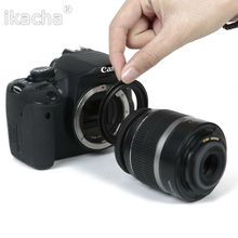 52mm Macro Reverse Lens Camera Adapter Ring for Canon EOS-52 EF Mount 550d 650d 60d EF35 f2 EF50 f1.8II 50 f2. 2024 - buy cheap