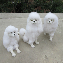 3 pieces a set simulation dog polyethylene & furs poodle dog model doll gift  310 2024 - buy cheap