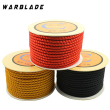 4mm Cotton Cord Nylon Thread Chinese Knot Macrame Cord Plastic String Beaded Rope For DIY Bracelet Necklace Jewelry Making 18M 2024 - buy cheap