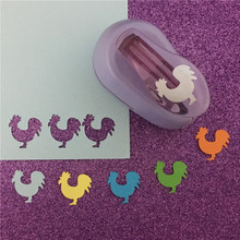 1''/2.2cm Chicken punch craft cock hole puncher for scrapbooking punch Kids scrapbook paper cutter rooster Embossing sharper 2024 - buy cheap