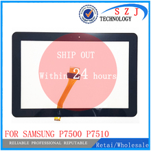 Painel touch screen para samsung galaxy tab, painel digitalizador touch screen de 10.1 polegadas 10.1 p7500 p7510 2024 - compre barato