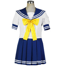 Izumi-uniforme escolar de Sailor para niñas, uniforme japonés de estrella de la suerte, Izumi Konata, Cosplay de roles, ropa, Top, falda y lazo, 2017 2024 - compra barato