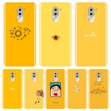 Capa de silicone para celular, macia, para huawei honor 4x, 5a, 5x, 6, 6x, espaço amarelo, girassol, estrela, capa traseira para huawei honor 6a, 4c, 5c, 6c pro 2024 - compre barato