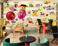Papel tapiz para paredes en rollos papel pintado 3d papel pintado personalizado fruta fresca 3d papel pintado de fondo decoración del hogar 2024 - compra barato