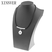 New Fashion Xinnver Snap Buttons Necklaces Pendant Fit 18mm Snap Buttons Jewelry Punk Chokers Necklaces For Women ZG117 2024 - buy cheap