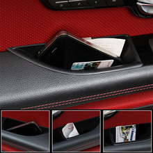 Organizador do carro para jaguar xj xjl maçaneta da porta caixa de armazenamento do braço recipiente hoder bandeja acessórios estilo do carro 2024 - compre barato