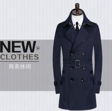 Korean spring autumn 2020 new designer slim sexy trench coat men business overcoat long sleeve mens casual clothing outerwear 67 2024 - buy cheap