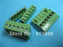 20 piezas tipo enchufe de pin recto Color verde 6way/pin Pitch 5,08mm 2EDCD-5.08A-2EDCV conector de bloque de Terminal de tornillo venta caliente 2024 - compra barato