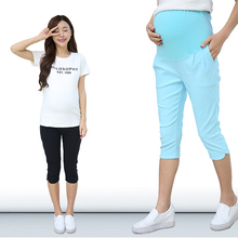 Summer Trousers Maternity 7point Pants Gravida Short Capris Pregnancy Goods women Clothes overalls Size 5XL vetement femmel 2024 - buy cheap