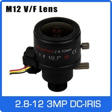 3Megapixel Varifocal CCTV Lens 2.8-12mm M12 Mount 1/2.7 inch with DC-IRIS For 720P/1080P  IP/AHD Camera Free Shipping 2024 - buy cheap