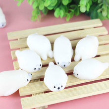 1 pcs  Lovely seal Vent Toy Anti Stress Ball Novelty Fun Antistress Squeezing Finger Exercise Stress Relief. 2024 - buy cheap
