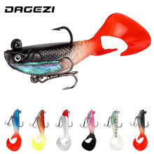 DAGEZI Jig Head Lead Soft Fishing Lure 1pcs Luminous Artificial Bait 9.7CM/13G Fishing Bait Sea Bass Carp Fishing Tackle pesca 2024 - buy cheap