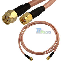 High Quality3ft 1m SMA Male to SMA Male Plugs Straight RG142 Adapter Cable Jumper Pigtail 2024 - buy cheap