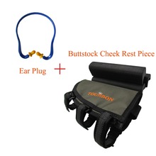 Tourbon Shooting Rifle Buttstock Cheek Rest Pad Adjustable Silicone Earplugs Hearing Ear Sound Protection Hunting Accessories 2024 - buy cheap