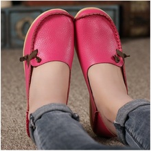 Women Flats Genuine Leather Shoes Woman Loafers Non-Slip Flat Shoes Women Moccasins Fashion Casual Shoes Plus Size Zapatos Mujer 2024 - buy cheap