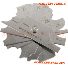 7piece Fillet Type Master Weld Gauge  Weld fillet gage  Fillet Gage MG-11 Cam type weld gauge 2024 - buy cheap