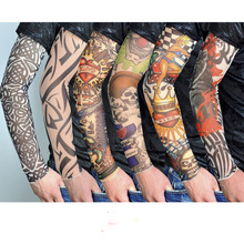 Mangas esportivas com elástico para aquecimento de braço, tatuagem, corrida, ciclismo, aquecimento para os braços, 1 peça 2024 - compre barato