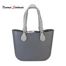 Classic size with weave handle O bag obag style waterproof EVA body women handbag Rubber Silicon Bag 2024 - buy cheap