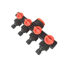 Home Garden Hose Pipe Splitter Plastic Drip Irrigation Water Connector Agricultural 4 Way waterTap Connectors 2024 - buy cheap