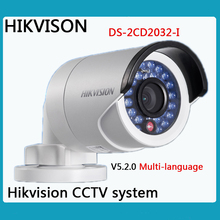 Newest Hikvision Multi-language Version V5.2.5 DS-2CD2032-I 3MP Bullet Camera Full HD 1080P POE Network Outdoor IP CCTV Camera 2024 - купить недорого