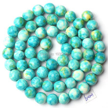 High Quality 6mm Pretty Round Shape Natural Mixed Color Stone Loose Beads Strand 15" DIY Creative Jewellery Making w2186 2024 - buy cheap