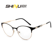 SHINU Anti Blue Ray Óculos de Lentes multifocais Progressivas Prescrição Personalizada fanshion óculos de metal Multicolor opcional 2024 - compre barato