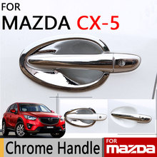 for Mazda CX-5 2012-2016 Accessories Chrome Door Handle CX5 2013 2014 2015 Luxury No Rust Car Sticker Car Styling 2024 - buy cheap