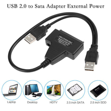 SATA Hard Disk Drive Converter Cable USB 2.0 to Sata Adapter External Power for 2.5/3.5 inch SSD Hard Disk Drive Converter Cable 2024 - buy cheap
