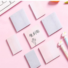 1pcs Marble Texture Color Stationery Memo Pad Bookmarks Creative Cute Sticky Notes School Supplies Planner Paper Stickers 2024 - buy cheap