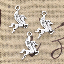 15pcs Charms Pegasus Flying Horse 20x15mm Antique Making Pendant fit,Vintage Tibetan Bronze Silver color,DIY Handmade Jewelry 2024 - buy cheap