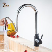 ZGRK LED Faucet For Water in The Kitchen Torneira De Cozinha LED Light Sink Faucet Brass Hot Cold Deck Mounted Bath Mixer Tap 2024 - buy cheap