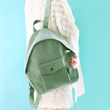 Изящная женская сумка, вельветовый модный рюкзак, женские рюкзаки, дизайнерские дорожные школьные сумки для девочек, Индивидуальная сумка на плечо 104, 2019 2024 - купить недорого