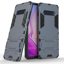 Rubber Armor Case For Samsung Galaxy S10 Plus S9 S8 A6 A8 J4 J6 Prime 2018 Shockproof Silicone Hybrid Hard PC Cover For Note 9 8 2024 - buy cheap