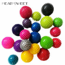 Healthsweet 9.5cm/7.5cm Spiky Trigger Point Massage Ball Roller Pain Stress Relief for Palm Foot Hand Body Massager Random Color 2024 - buy cheap