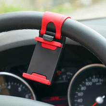 Práctico soporte de montaje de Clip de bicicleta para volante de coche para teléfono iphone Samsung soporte GPS para teléfono móvil Universal 2024 - compra barato
