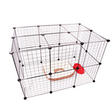 DIY Pet Bed House Iron Transparent Isolation Dog Fence Barrier Multi-functional Indoors Outdoors Kennel House for Dogs Cats 2024 - buy cheap