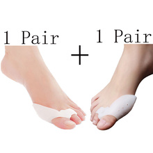 2Pair New Silicone Toe Separator Pedicure Tools Gel Straightener Toe Separators Hallux Valgus Plantillas Para Los Pies Pedicura 2024 - buy cheap