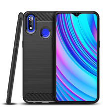 Phone Case For OPPO Realme 3 Pro CASE bumper on Cover Carbon Fiber soft TPU Silicon Anti-knock Case For Realme 3 case Capa 2024 - buy cheap