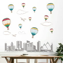 DIY City Life Modern Home Decoration PVC Wall Sticker Creative Adhesive Poster Living Room Bedroom Wall Decals Wallpaper 2024 - buy cheap