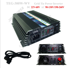 Approved by CE and ROHS pure sine wave 110v 22-60v grid tie inverter solar 300w 2024 - buy cheap