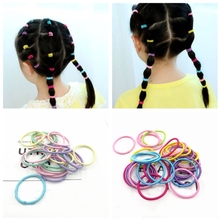 Bandas elásticas para el pelo para niña, cintas de goma para bebé, accesorios para el cabello, diadema, decoraciones, lazos de goma para el cabello, 2,5 cm, 50 Uds. 2024 - compra barato