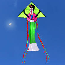 New Arrive Outdoor Fun Chiese Beauty Kite/ Chinese Traditional Kites With Handle & Line Good Flying 2024 - buy cheap