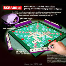 Scrabble игра-кроссвотеры для обучения правописанию, английская игра-кроссвотеры, игра-головоломка, обучающие игрушки для семьи 2024 - купить недорого