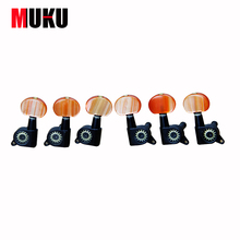MUKU-clavija de afinación de guitarra, cabezas de máquina de plata individual, cabezal de máquina de bloqueo M-01 2024 - compra barato