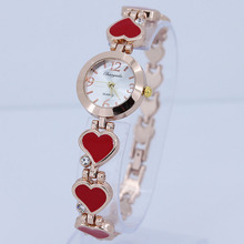 10pcs/Lot Mixed Bulk Heart strap Rhinestone Lady Women Watches Girl Gift alloy watches Quartz Fashion Crystal Wristwatch O25M4 2024 - buy cheap