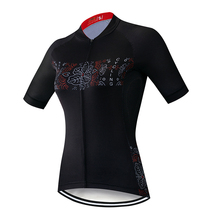 Maillot de ciclismo de manga corta para mujer, camiseta de bicicleta de montaña para deportes al aire libre, ropa de ciclismo para mujer 2024 - compra barato