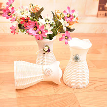 Home Decor Nice Rattan Vase Basket Flowers Meters Orchid Artificial Flower Home Garden Vases Artificial Flowers Floral Flowers 2024 - buy cheap