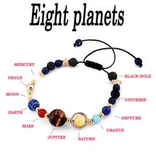 Solar System Bracelets Natural Stone Bead Bracelet jewelry Gifts accessories women bracelets, women Bracelet summer bohemian, bangle women, cheap fashion jewelry bangles 2024 - buy cheap