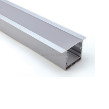 Juego de luces led de extrusión de aluminio, tamaño T, 100X2M, tamaño empotrado, para lámparas de techo, novedad 2024 - compra barato