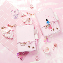 Cuaderno Kawaii de cuadrícula A6 B6, Agenda de registro, diarios, cuaderno de bocetos, Manual Personal, regalo de cumpleaños, papelería 2024 - compra barato